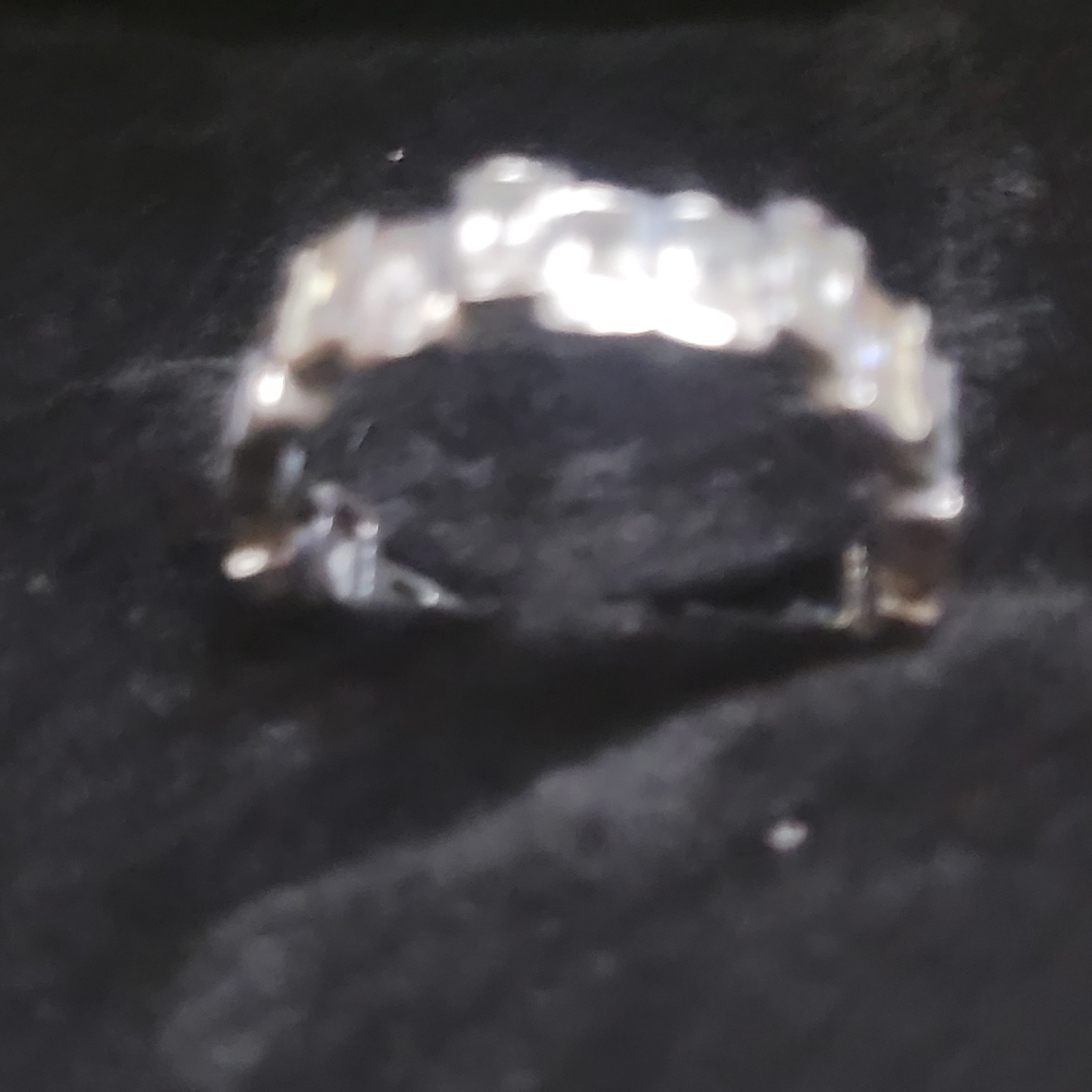 Silpada Elegant Sterling Silver Clear Quartz Women's Ring